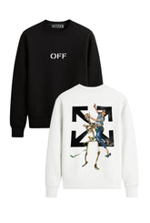 SUDADERA OFF WHIT£