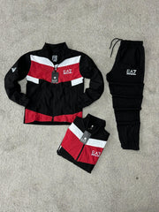 Chandal EMPORIO ARMANI negro y rojo