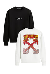 SUDADERA OFF WHIT£