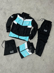 Chandal EMPORIO ARMANI negro y azul